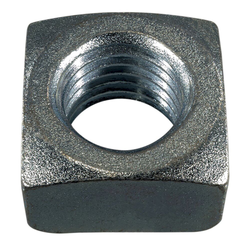 image of Square Nuts, 1-8, Zinc, 1-Piece