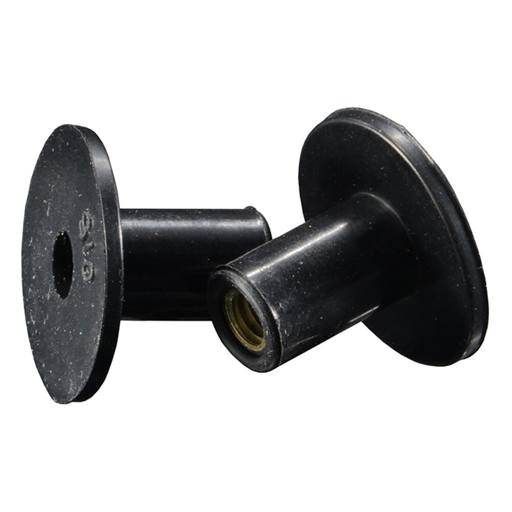image of Wide Head Expansion Nuts, 8-32 x 1/2, Rubber, 1-Piece