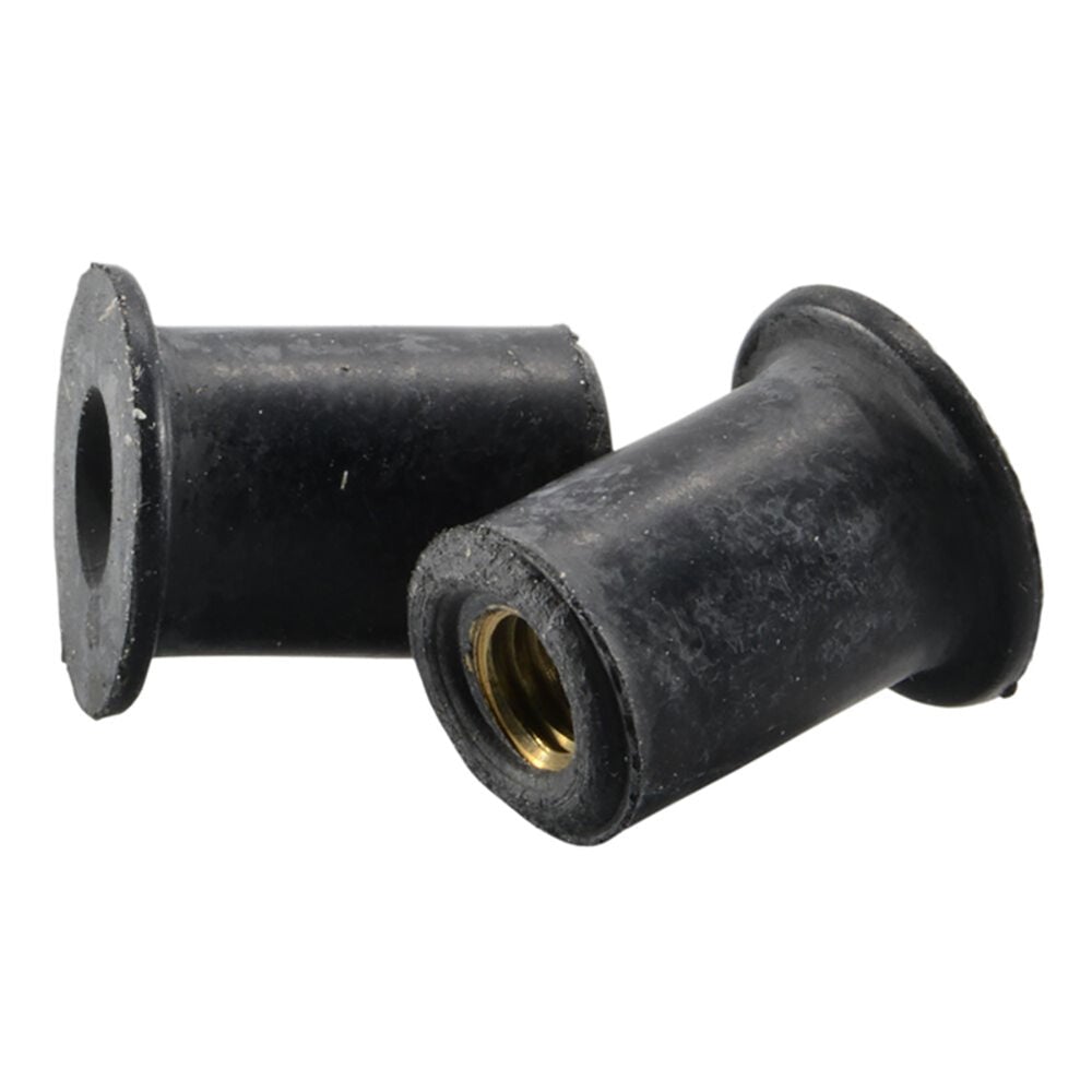 image of Wide Head Expansion Nuts, 10-32 x 1/2, Rubber, 1-Piece