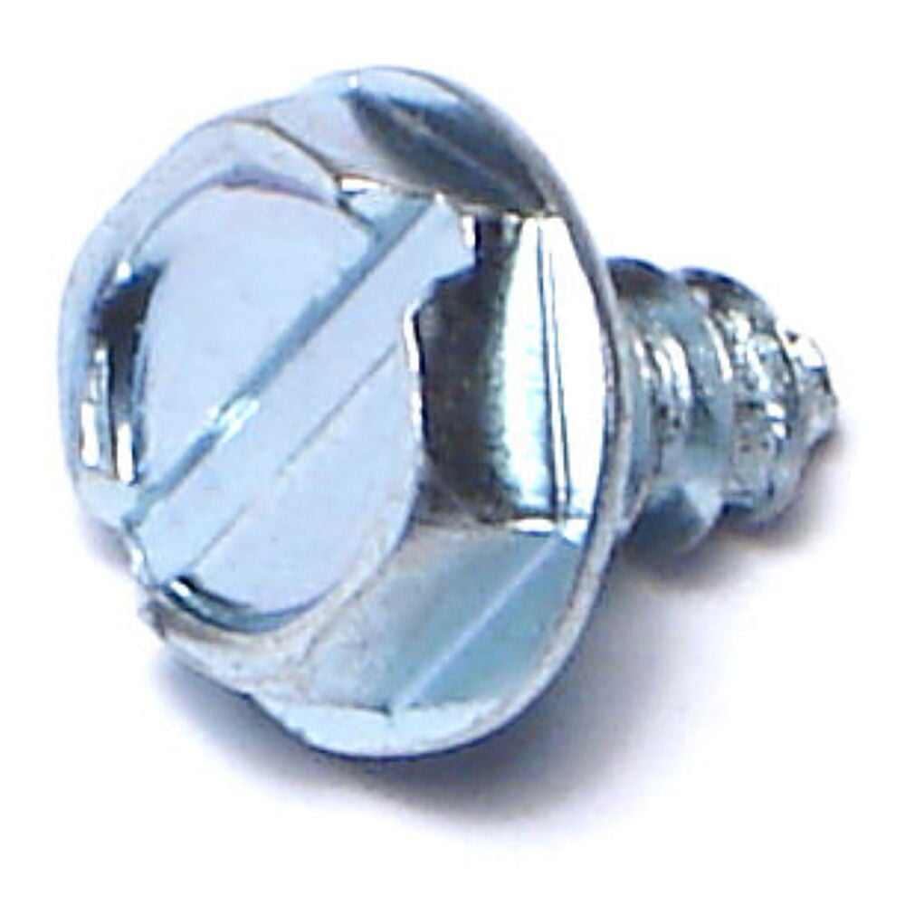 image of Hex Washer Head Type -InchA-Inch Sheet Metal Screws, 6 x 1/4, Zinc, 3-Piece