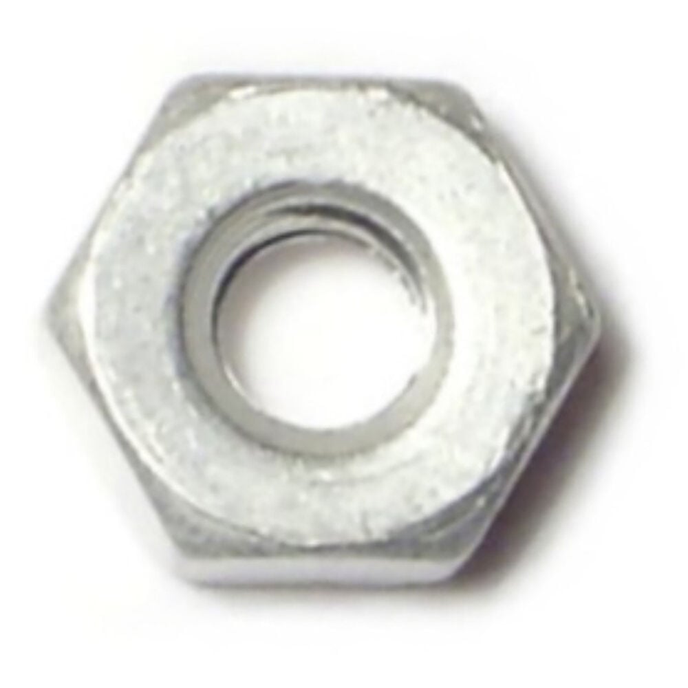 image of Hex Machine Screw Nuts, 8-32, Aluminum, 1-Piece