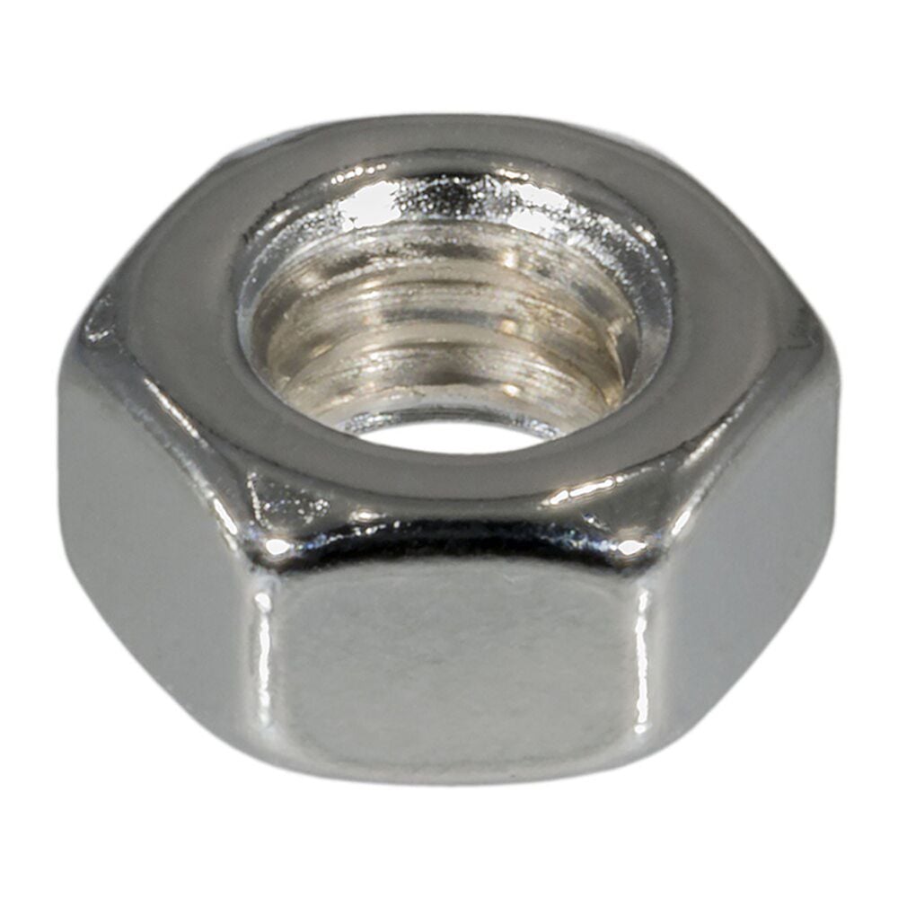 image of Coarse Hex Nuts - Grade 5, 1/4-20, Chrome, 1-Piece
