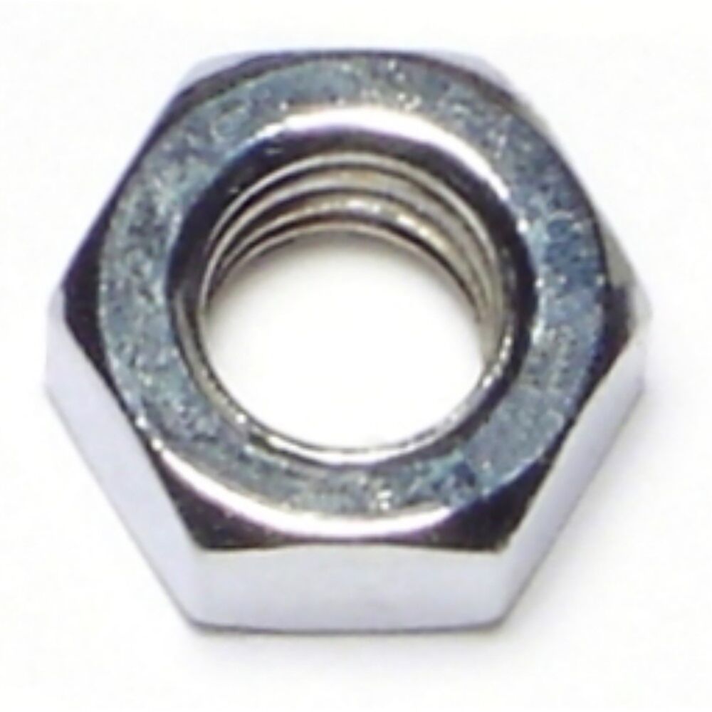 image of Coarse Hex Nuts - Grade 5, 5/16-18, Chrome, 1-Piece