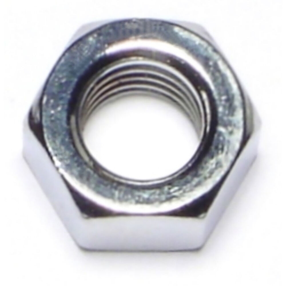 image of Coarse Hex Nuts - Grade 5, 3/8-16, Chrome, 1-Piece