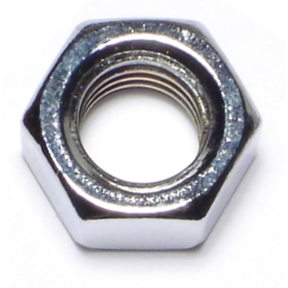 image of Coarse Hex Nuts - Grade 5, 1/2-13, Chrome, 1-Piece