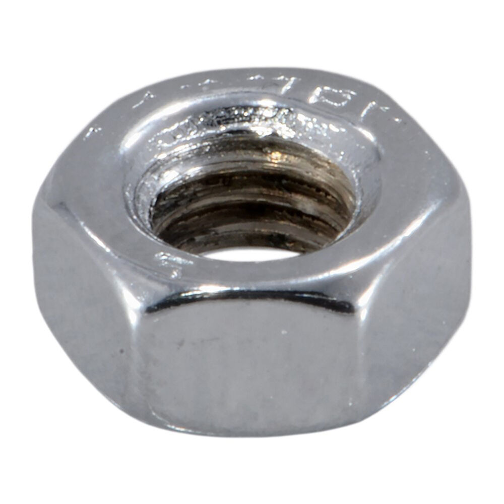 image of Metric Hex Nuts - Coarse, 6mm-1.00, Chrome, 1-Piece
