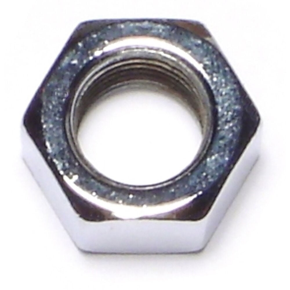 image of Fine Hex Nuts - Grade 5, 3/8-24, Chrome, 1-Piece