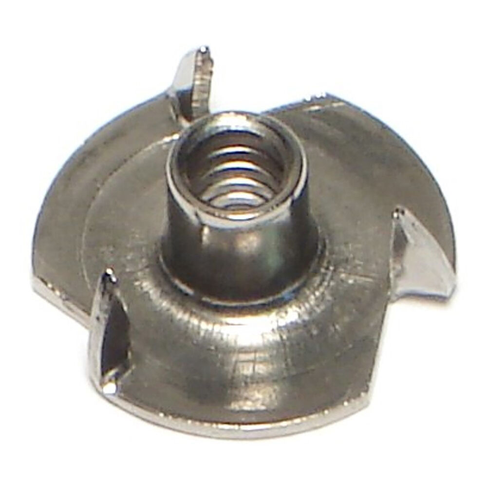 image of Prong Tee Nuts, 10-24 x 9/32-S, Stainless, 1-Piece
