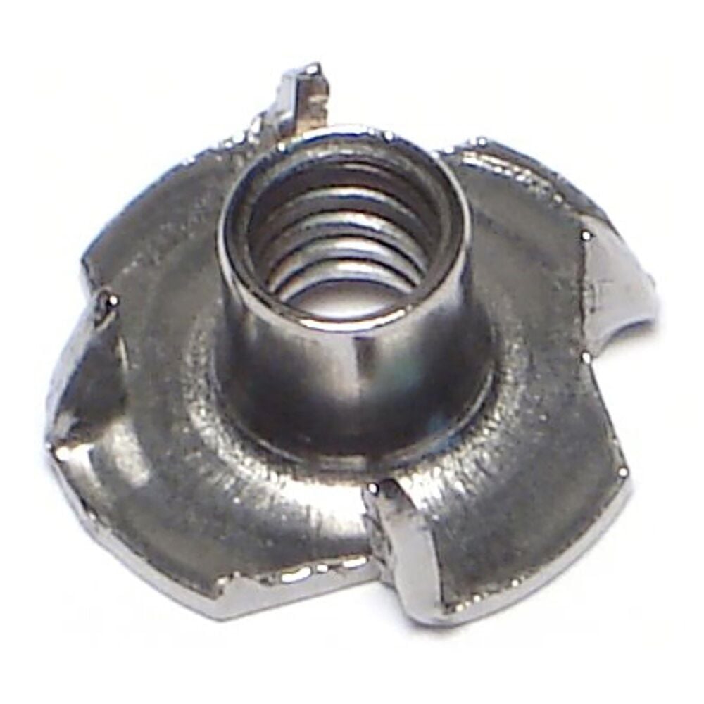 image of Prong Tee Nuts, 1/4 x 5/16-S, Stainless, 1-Piece