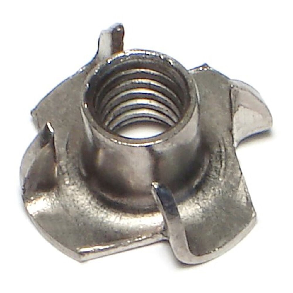 image of Prong Tee Nuts, 5/16 x 3/8, Stainless, 1-Piece