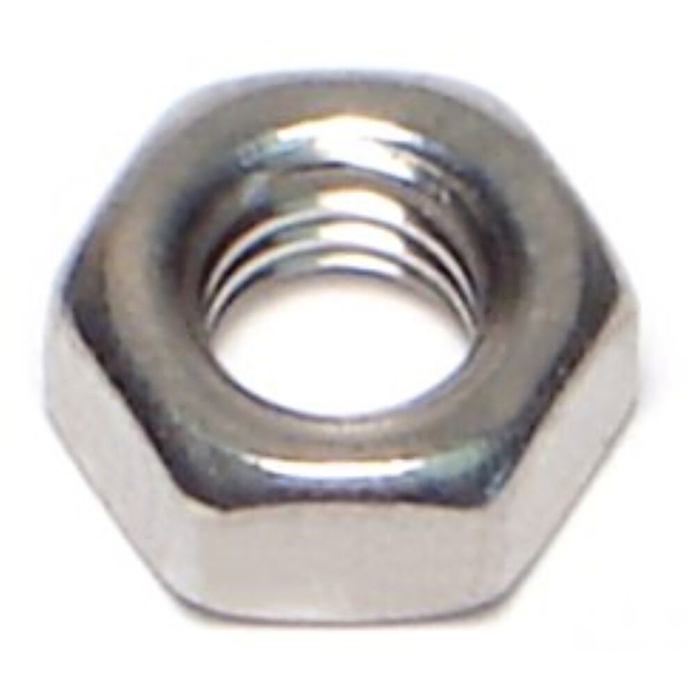 image of Hex Nuts, 6mm-1.00, Stainless, 2-Piece