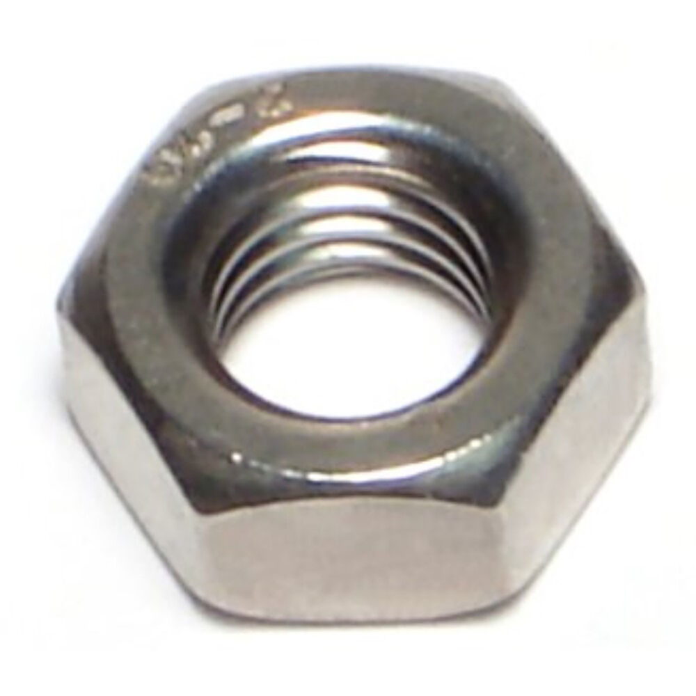 image of Hex Nuts, 8mm-1.25, Stainless, 2-Piece