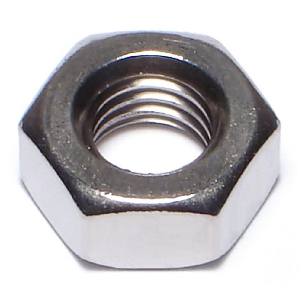 image of Hex Nuts, 10mm-1.50, Stainless, 1-Piece