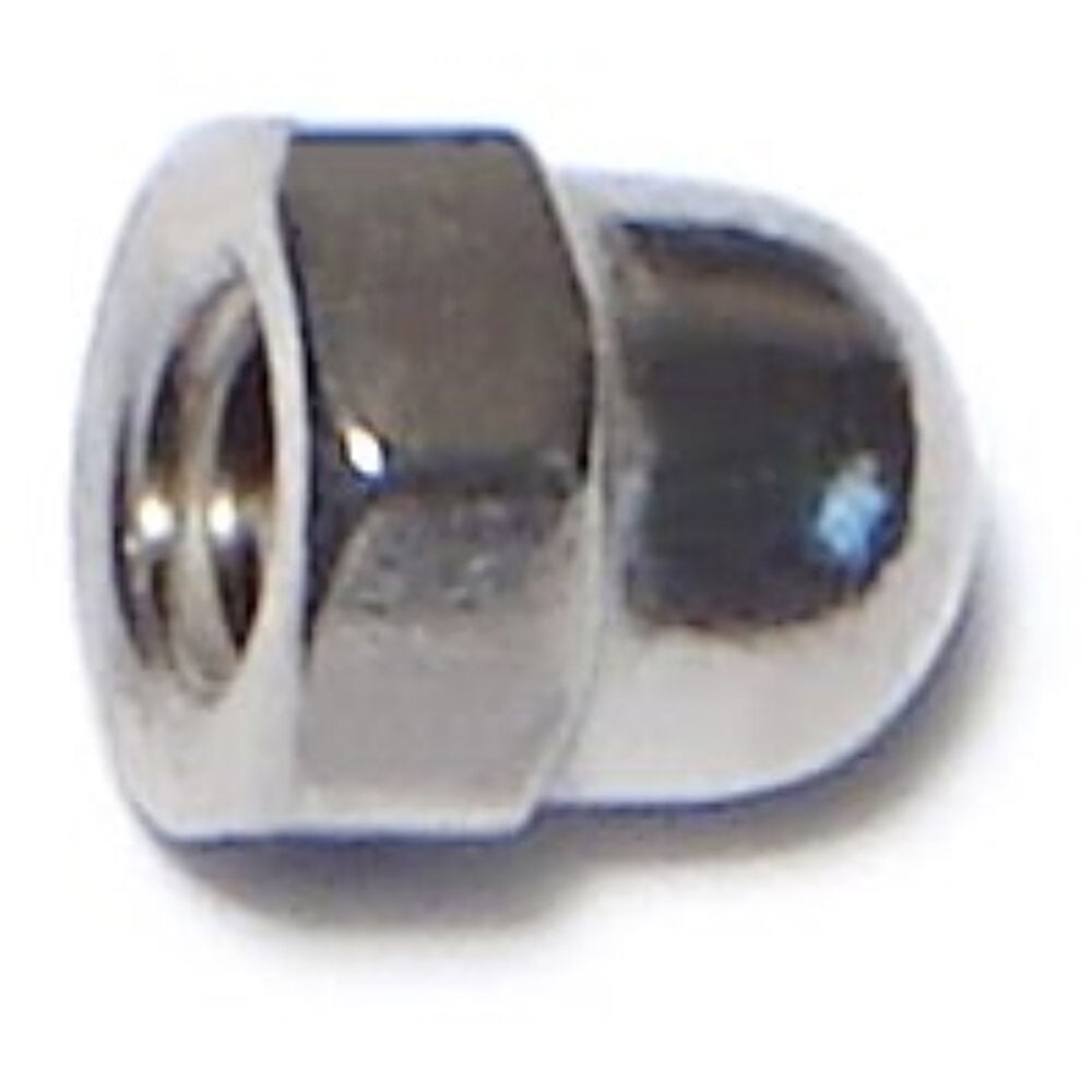 image of Acorn Cap Nuts, 4mm-0.70, Stainless, 1-Piece