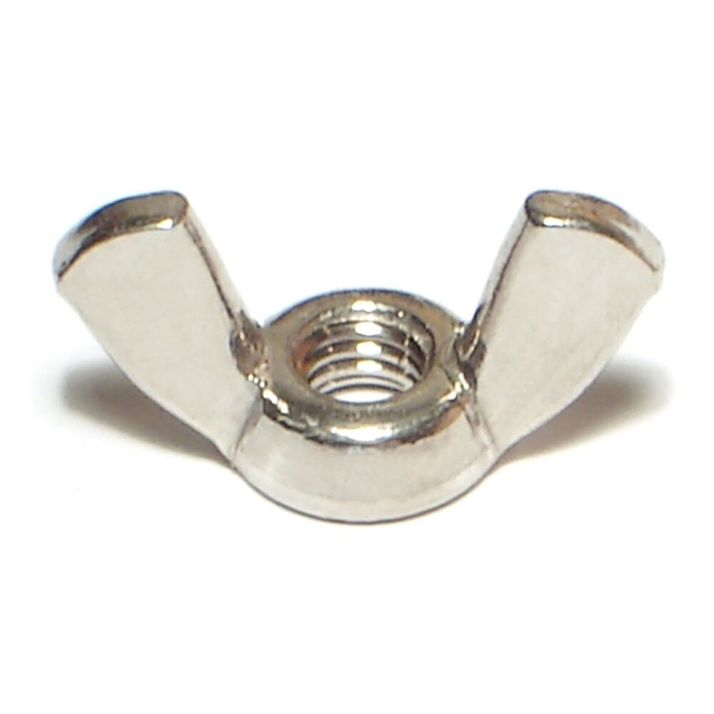 image of Wing Nuts, 6mm-1.00, Stainless, 1-Piece