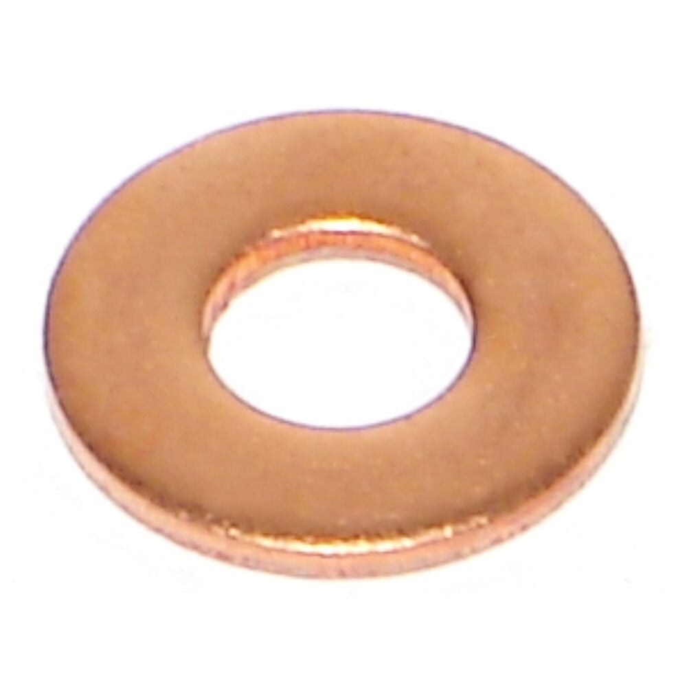 image of Flat Washers, #10, Copper, 4-Piece