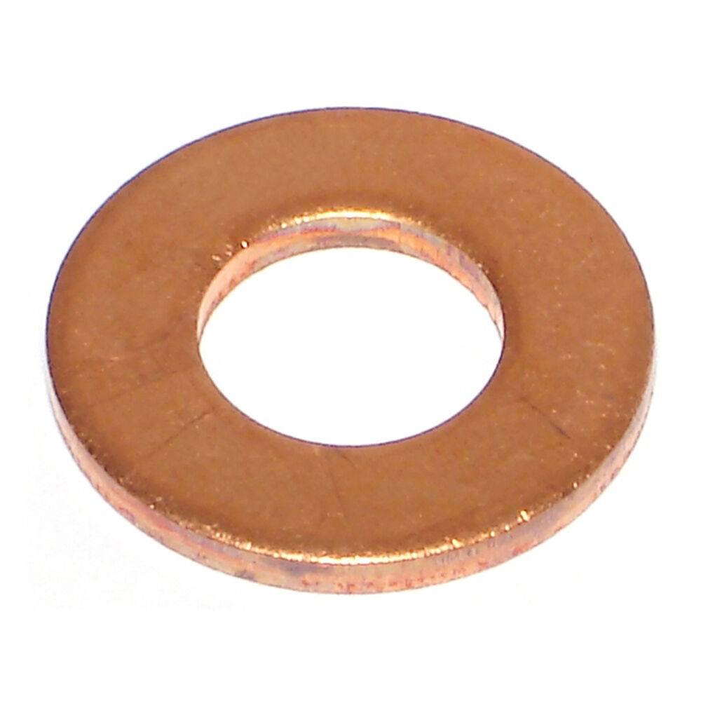 image of SAE Flat Washers, 1/2, Copper, 1-Piece
