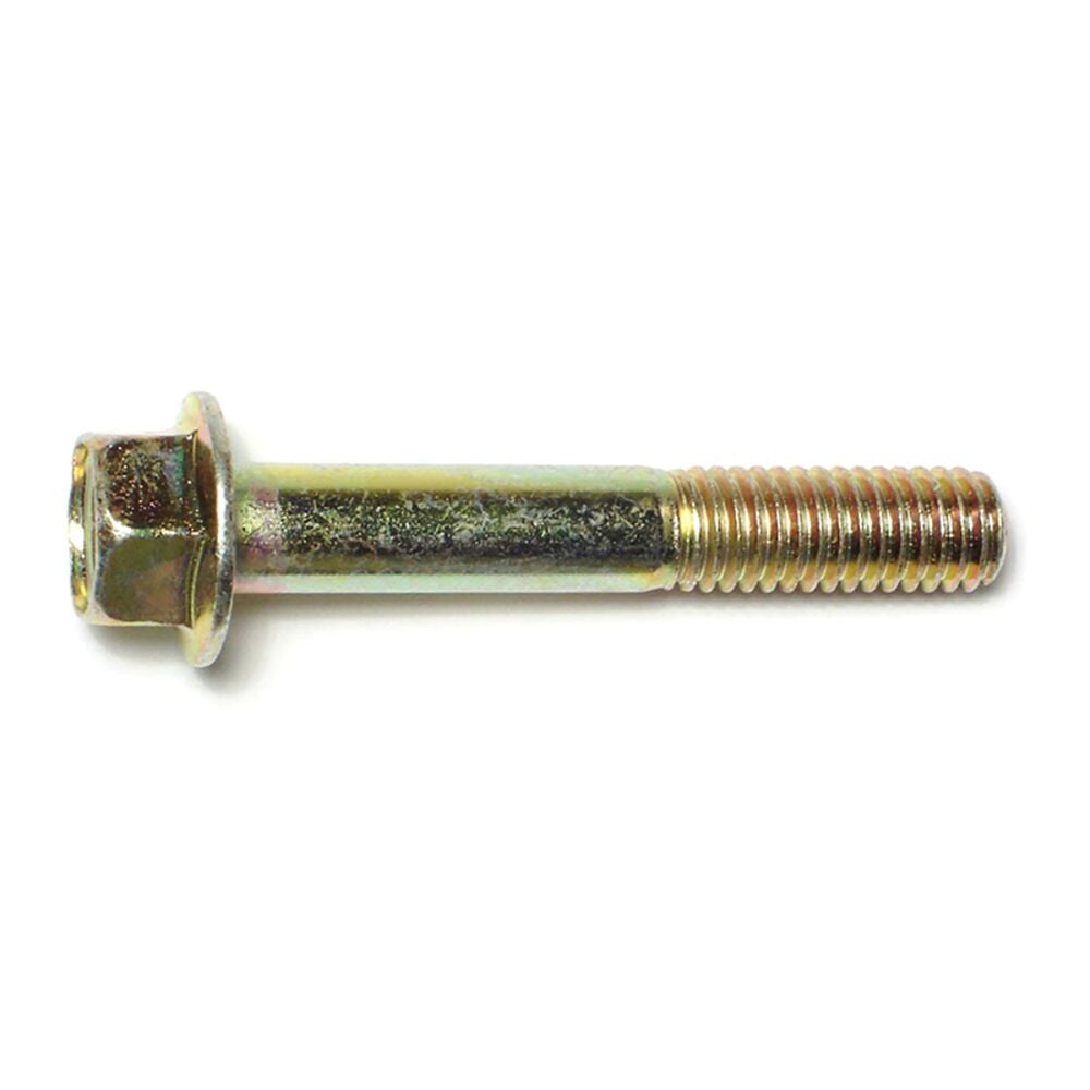 image of Flange Bolts - Grade 8, 7/16-14 x 2-3/4, Yellow Zinc, 1-Piece
