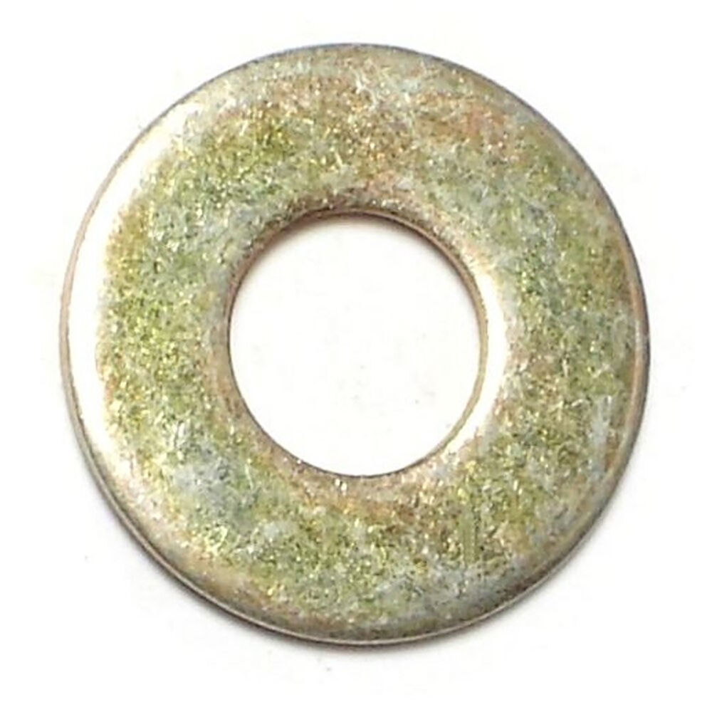 image of Thick Washer Grade 8, 3/8 x .086, Yellow Zinc, 1-Piece