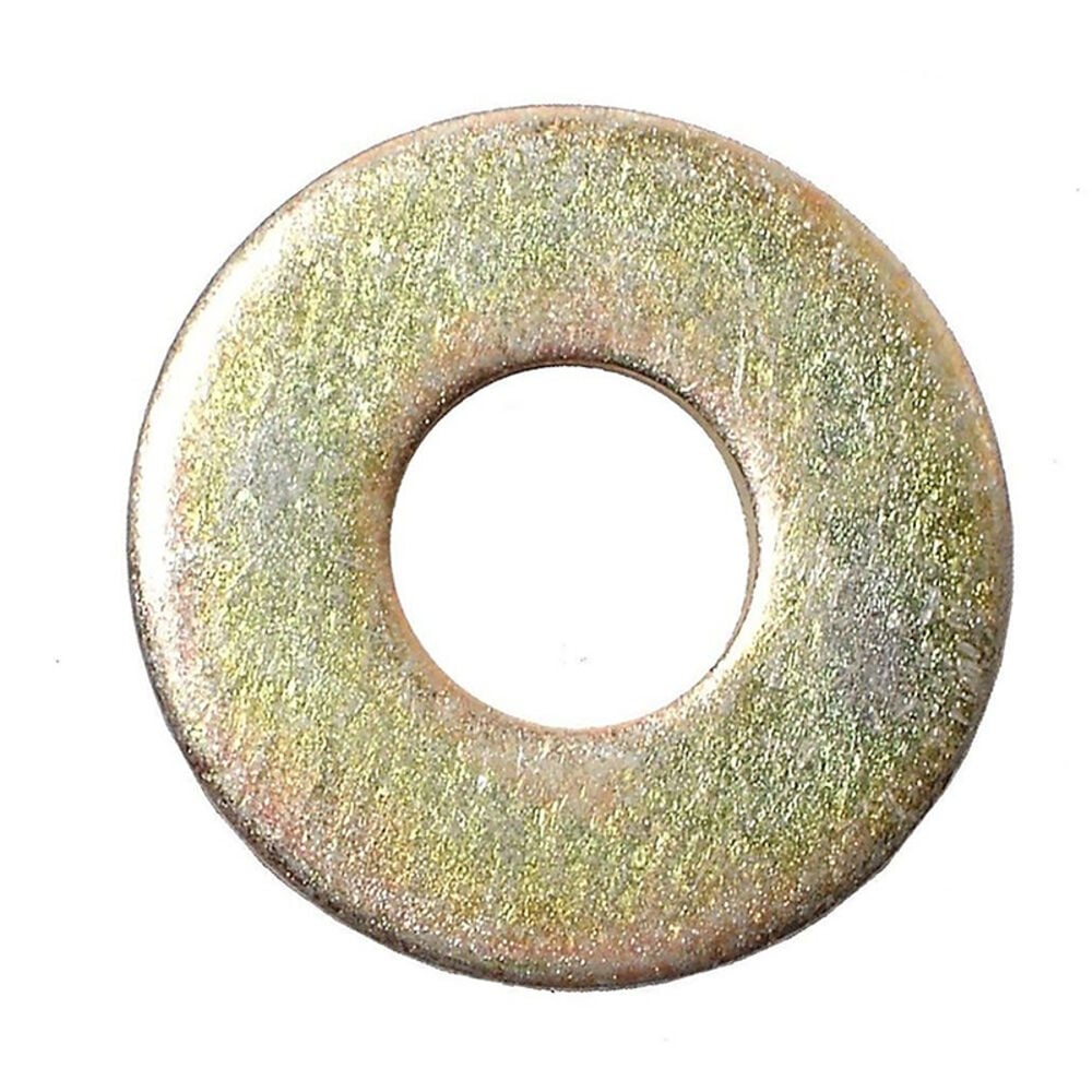 image of Thick Washer Grade 8, 1/2 x .134, Yellow Zinc, 1-Piece