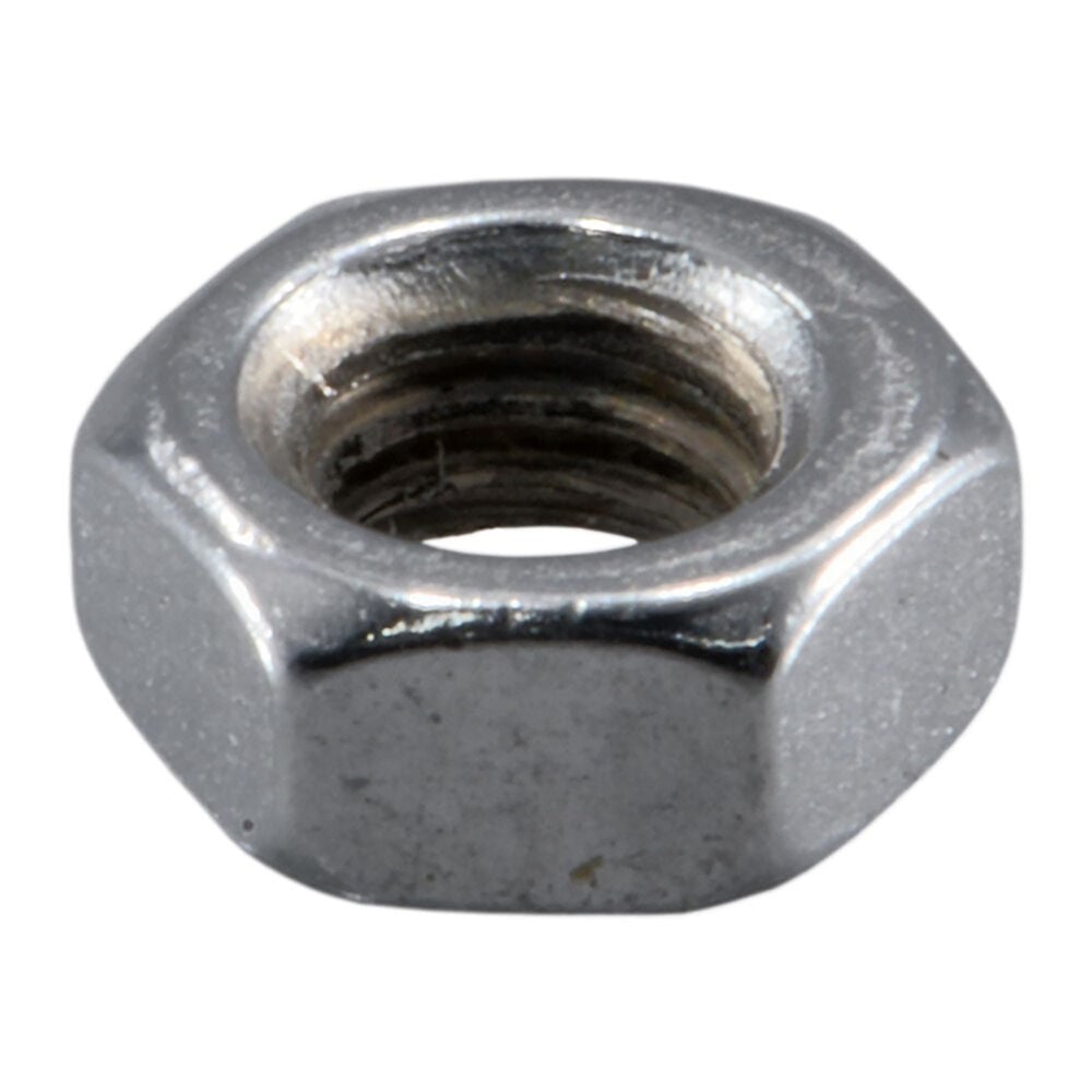 image of Metric Hex Nuts - Coarse, 4mm-0.70, Chrome, 1-Piece