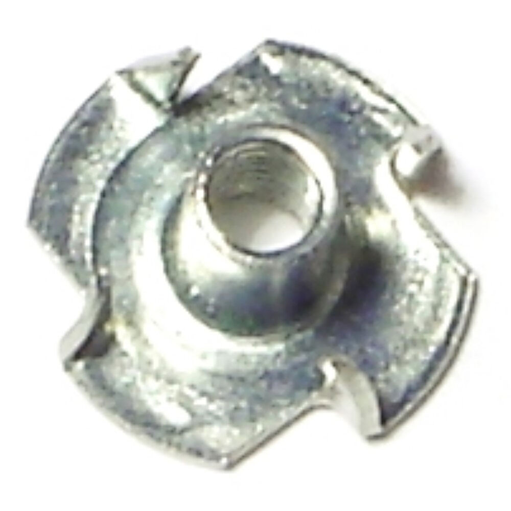 image of 4mm-.70 Zinc 4-Prong Tee Nut - 2 Count