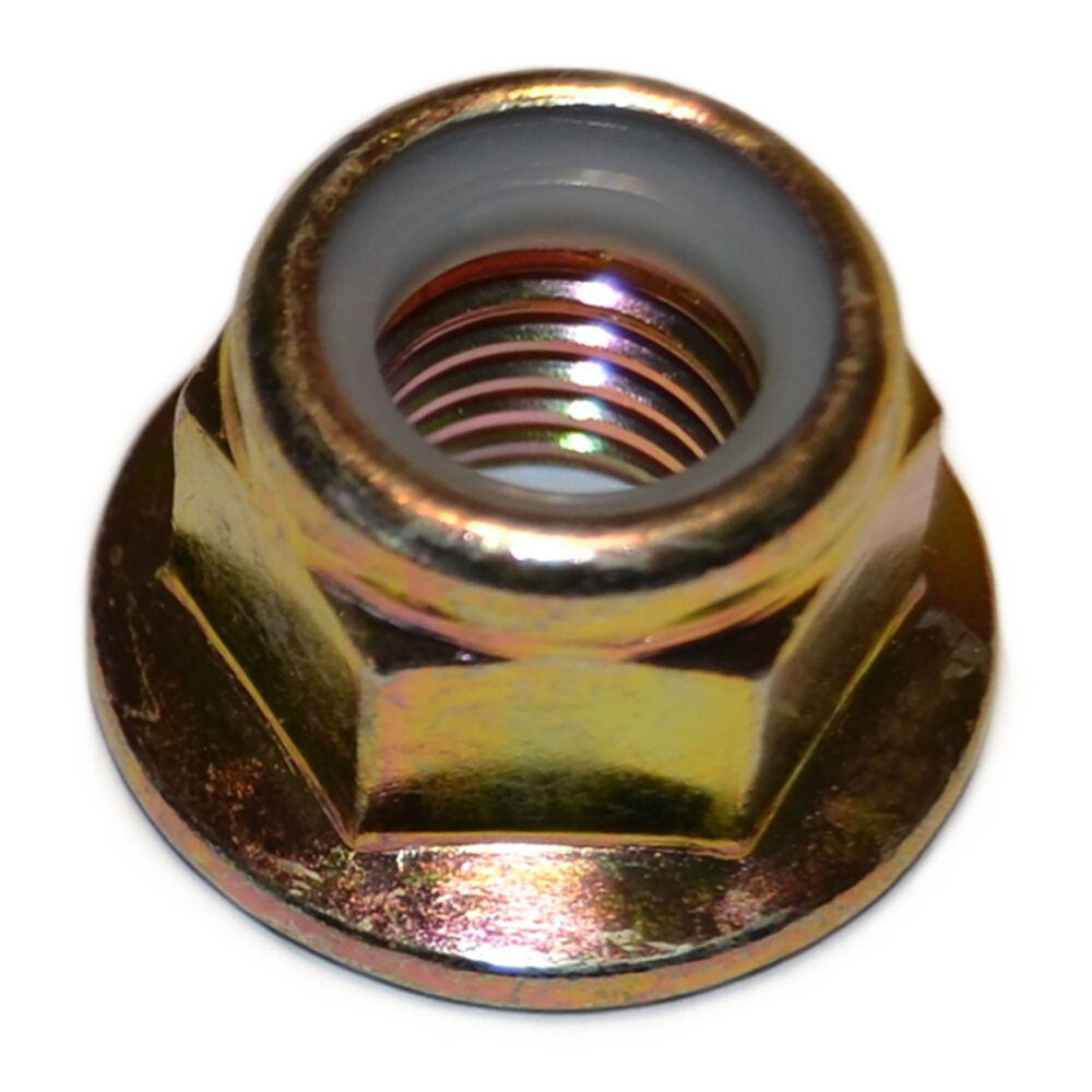 image of 14mm-2.0 Zinc Flange Nut - 1 Count
