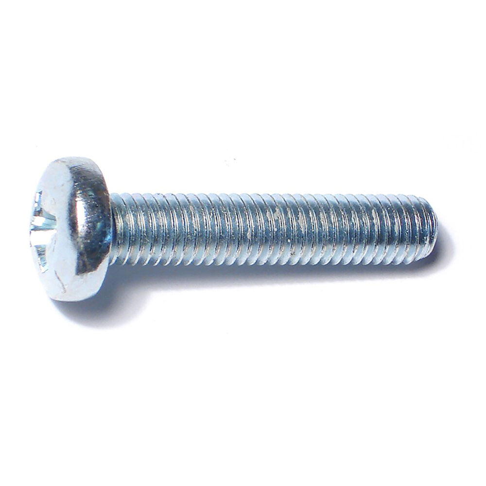 image of 8mm x 40mm Phillips Pan Machine Screws - 88444