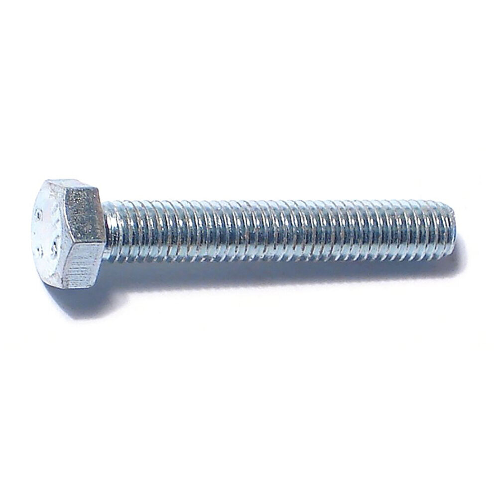 image of Metric Full Thread Bolt, 5mm-0.80 x 30mm, Zinc, 2-Piece