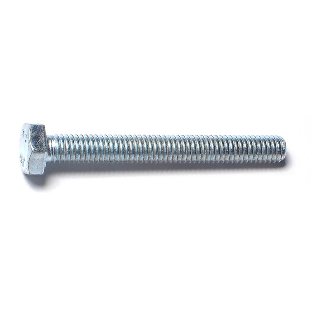 image of Metric Full Thread Bolt, 6mm-1.00 x 50mm, Zinc, 1-Piece