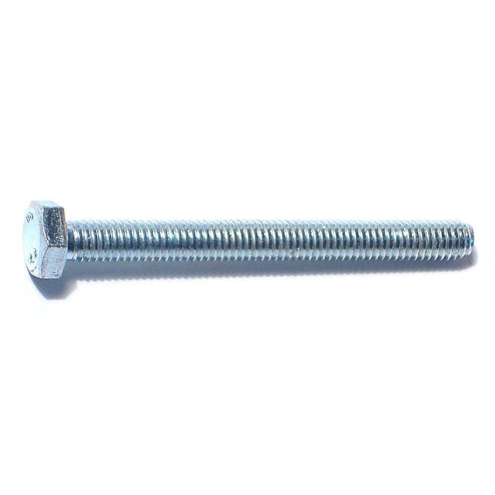 image of Metric Full Thread Bolt, 6mm-1.00 x 60mm, Zinc, 1-Piece