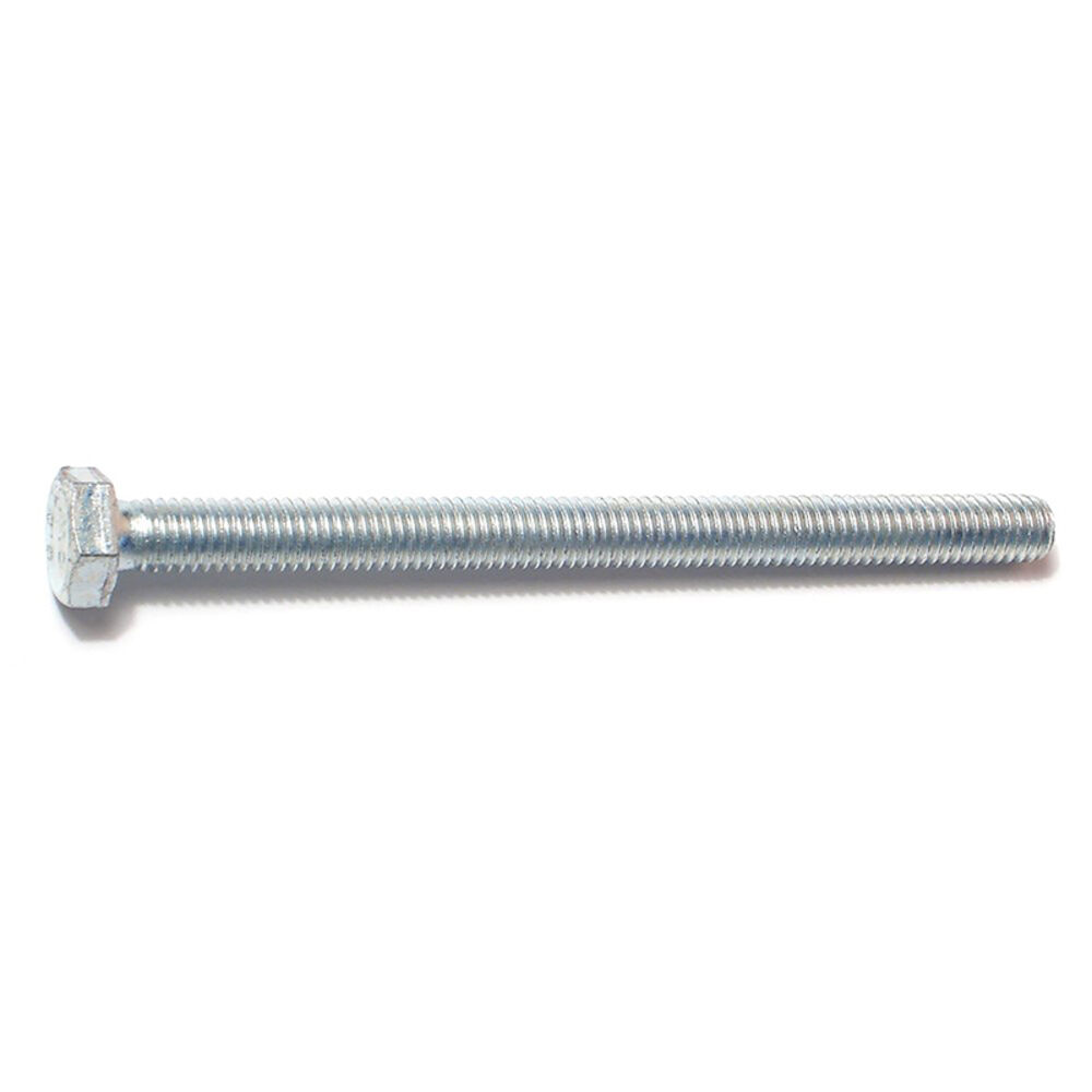 image of Metric Full Thread Bolt, 6mm-1.00 x 80mm, Zinc, 1-Piece