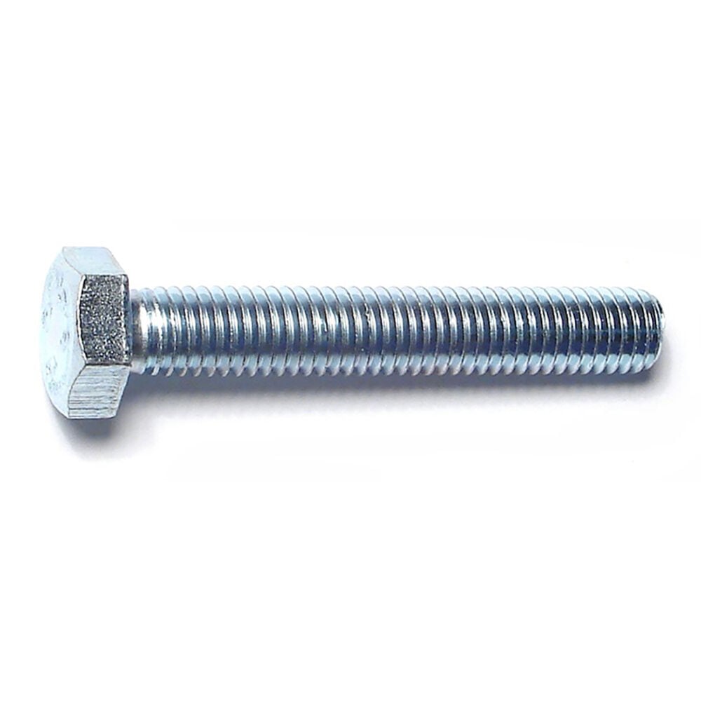 image of Metric Full Thread Bolt, 8mm-1.25 x 50mm, Zinc, 1-Piece