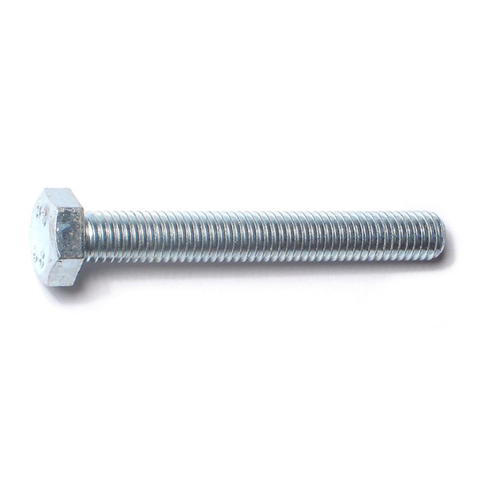 image of Metric Full Thread Bolt, 8mm-1.25 x 60mm, Zinc, 1-Piece