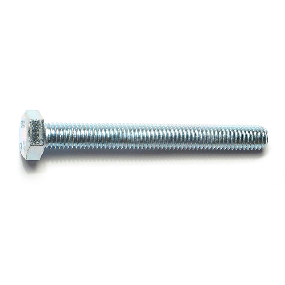 image of Metric Full Thread Bolt, 8mm-1.25 x 70mm, Zinc, 1-Piece
