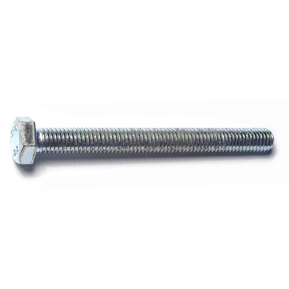 image of Metric Full Thread Bolt, 8mm-1.25 x 80mm, Zinc, 1-Piece