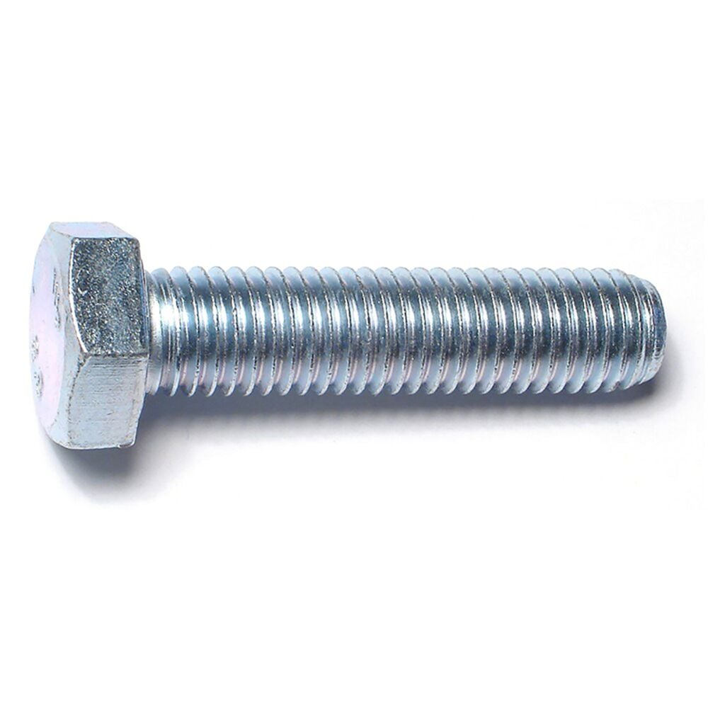 image of Metric Full Thread Bolt, 12mm-1.75 x 50mm, Zinc, 1-Piece