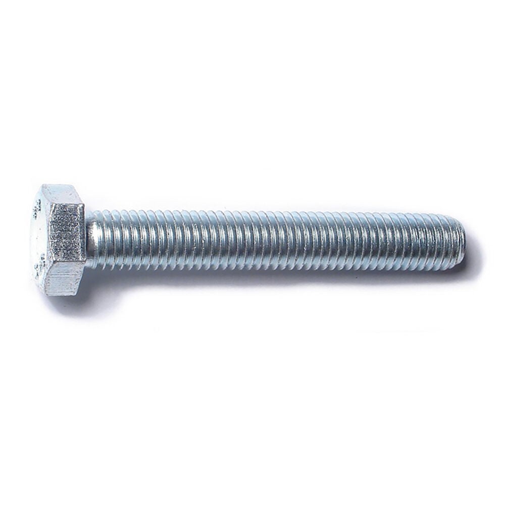 image of Metric Full Thread Bolt, 12mm-1.75 x 80mm, Zinc, 1-Piece
