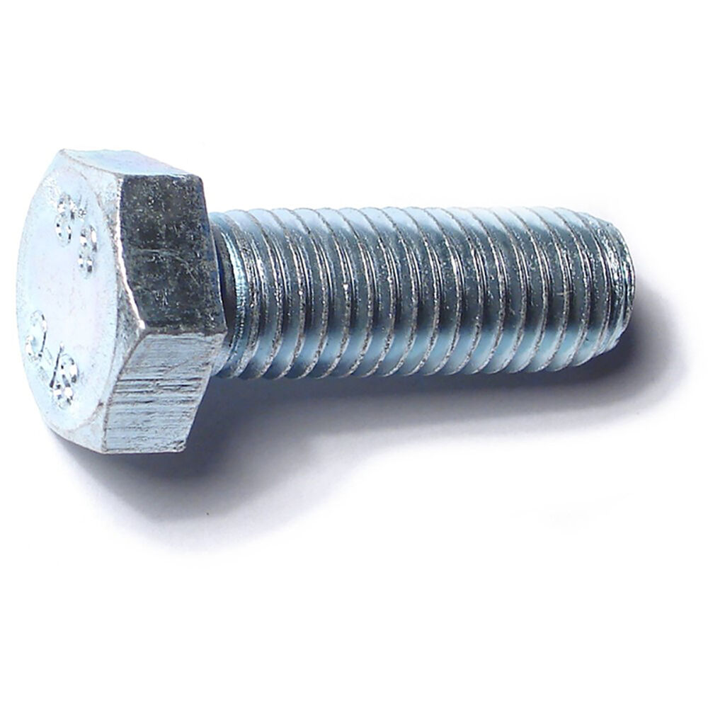 image of Metric Full Thread Bolt, 14mm-2.00 x 40mm, Zinc, 1-Piece