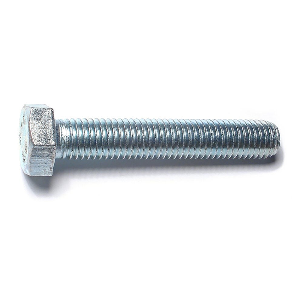 image of Metric Full Thread Bolt, 14mm-2.00 x 80mm, Zinc, 1-Piece