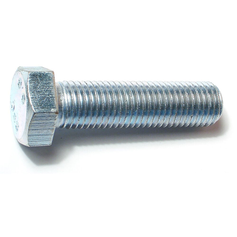 image of Metric Full Thread Bolt, 16mm-2.00 x 60mm, Zinc, 1-Piece