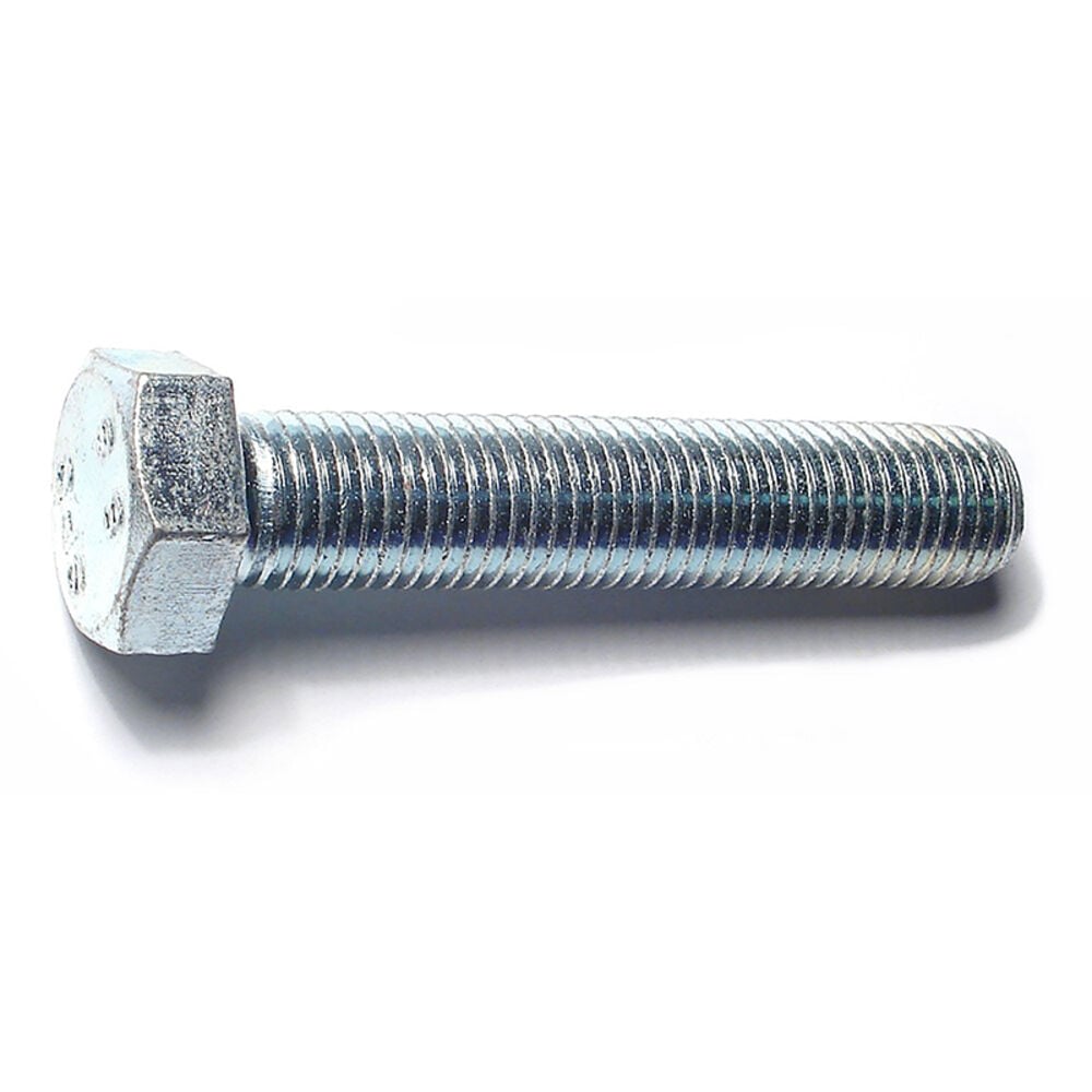 image of Metric Full Thread Bolt, 16mm-2.00 x 80mm, Zinc, 1-Piece