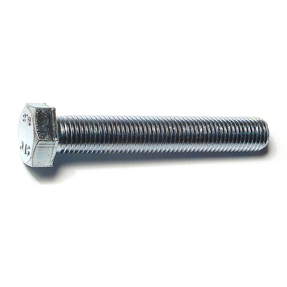 image of Metric Full Thread Bolt, 16mm-2.00 x 100mm, Zinc, 1-Piece