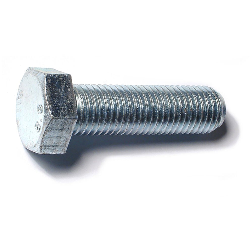 image of Metric Full Thread Bolt, 20mm-2.50 x 70mm, Zinc, 1-Piece