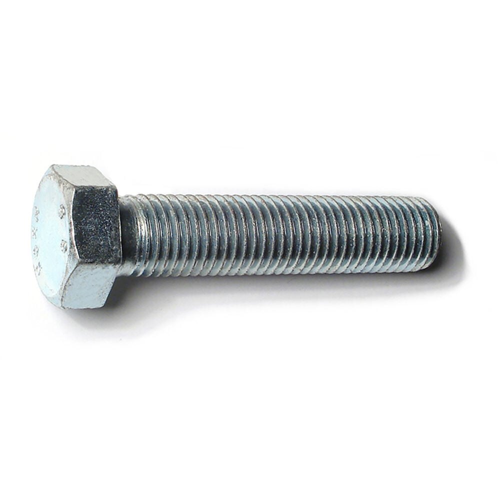 image of Metric Full Thread Bolt, 20mm-2.50 x 90mm, Zinc, 1-Piece