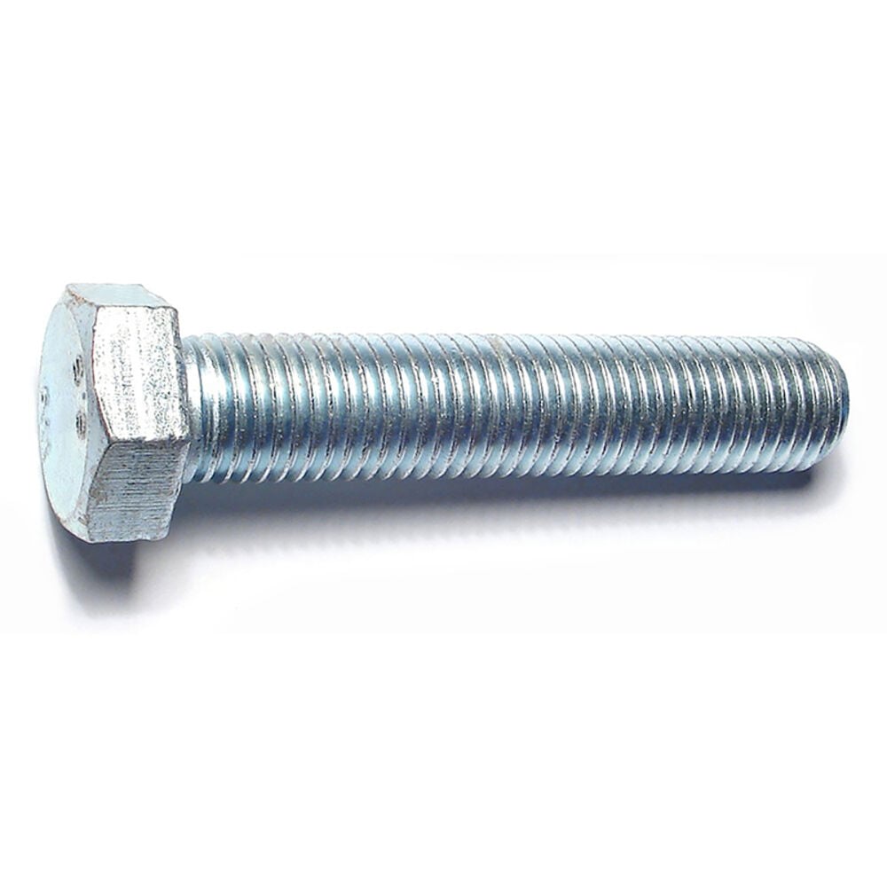 image of Metric Full Thread Bolt, 20mm-2.50 x 100mm, Zinc, 1-Piece