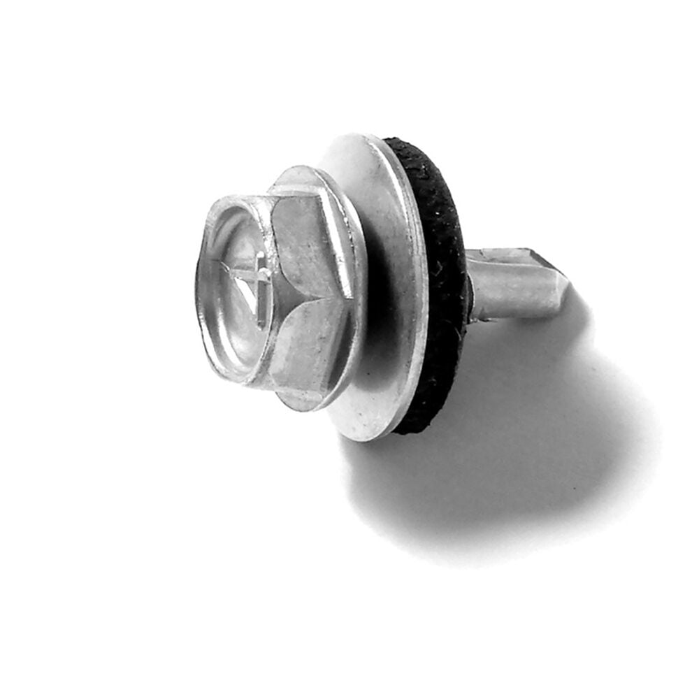 image of #10 x 1/2-Inch Stainless Steel Hex Washer Head Self-Drilling Screw - 2 Count