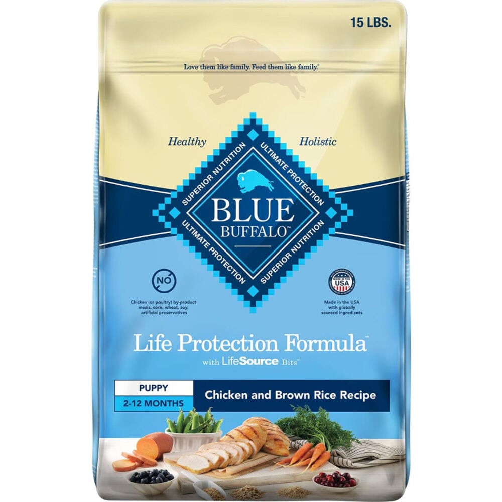image of BLUE Life Protection Puppy Chicken and Brown Rice, 15 lbs