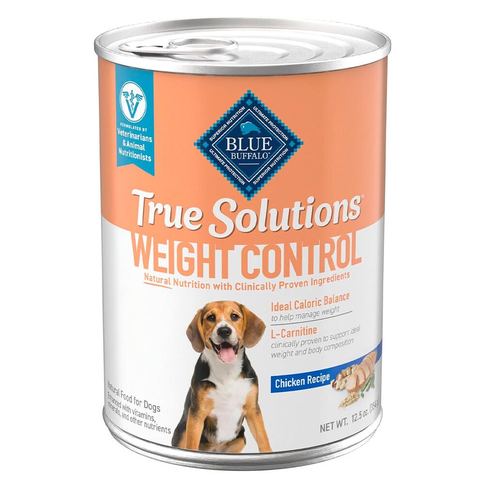 image of Wet Dog Food- True Solutions Weight Control, Chicken, 12.5 oz