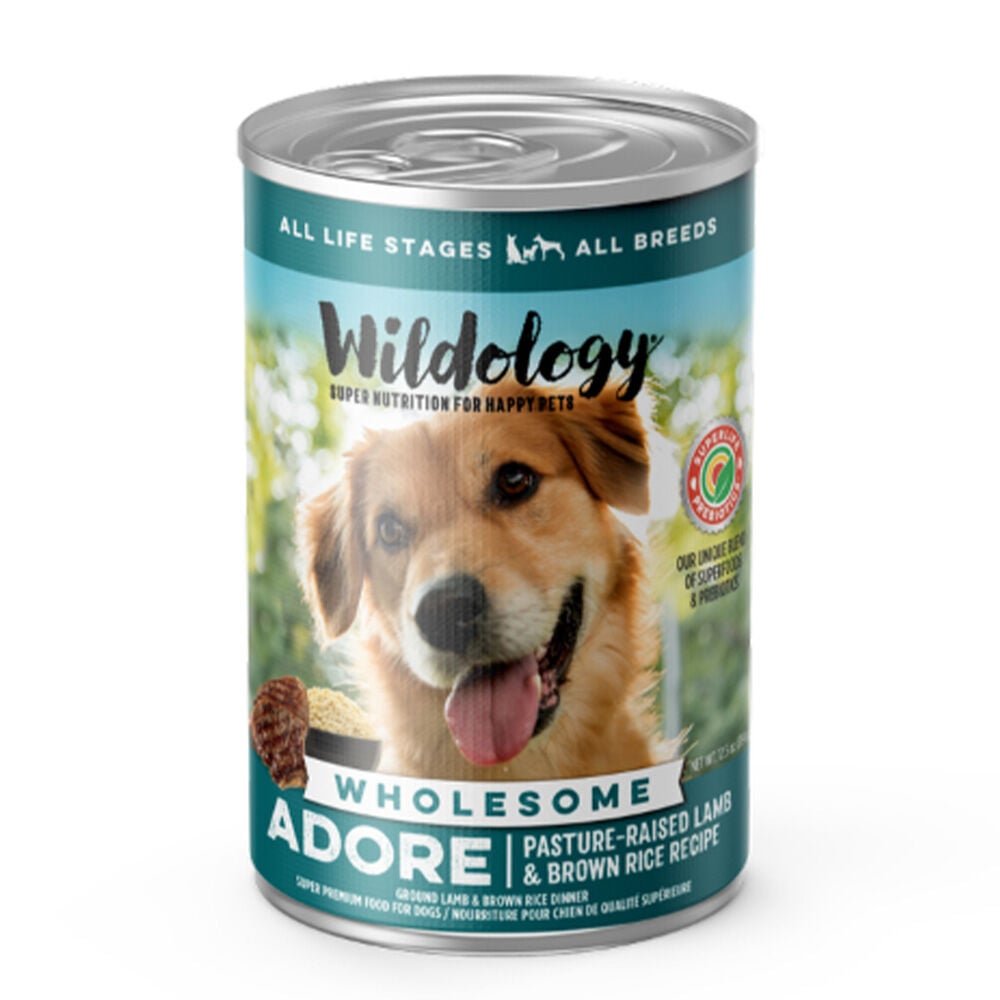 image of Wet Dog Food- ADORE Pasture-Raised Lamb & Brown Rice, 12.8 oz